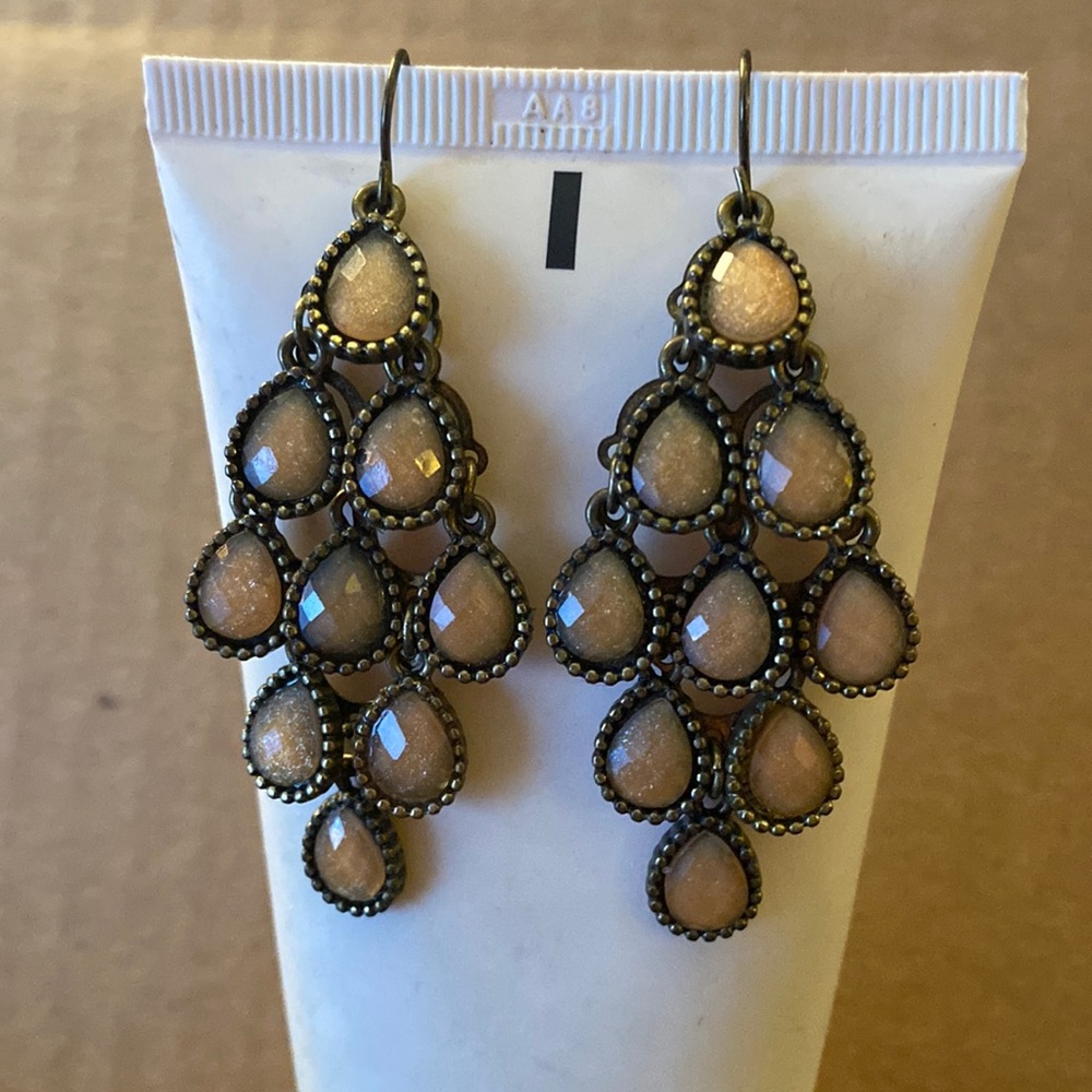 Pink hue earrings